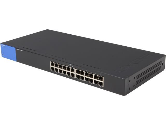 Linksys Business LGS124 24-Port Rackmount Gigabit Ethernet Unmanaged Network Switch