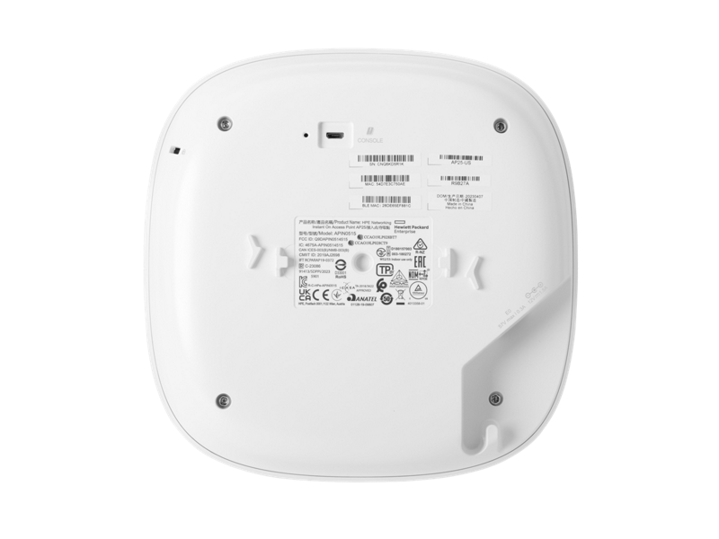 Aruba Instant On AP25 (RW) 4x4 Wi-Fi 6 Access Point (R9B28A)
