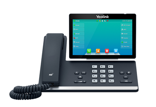 Yealink SIP-T57W Executive Smart Business Phone | High-Resolution Touch Display | USB 2.0 Port | PoE Support