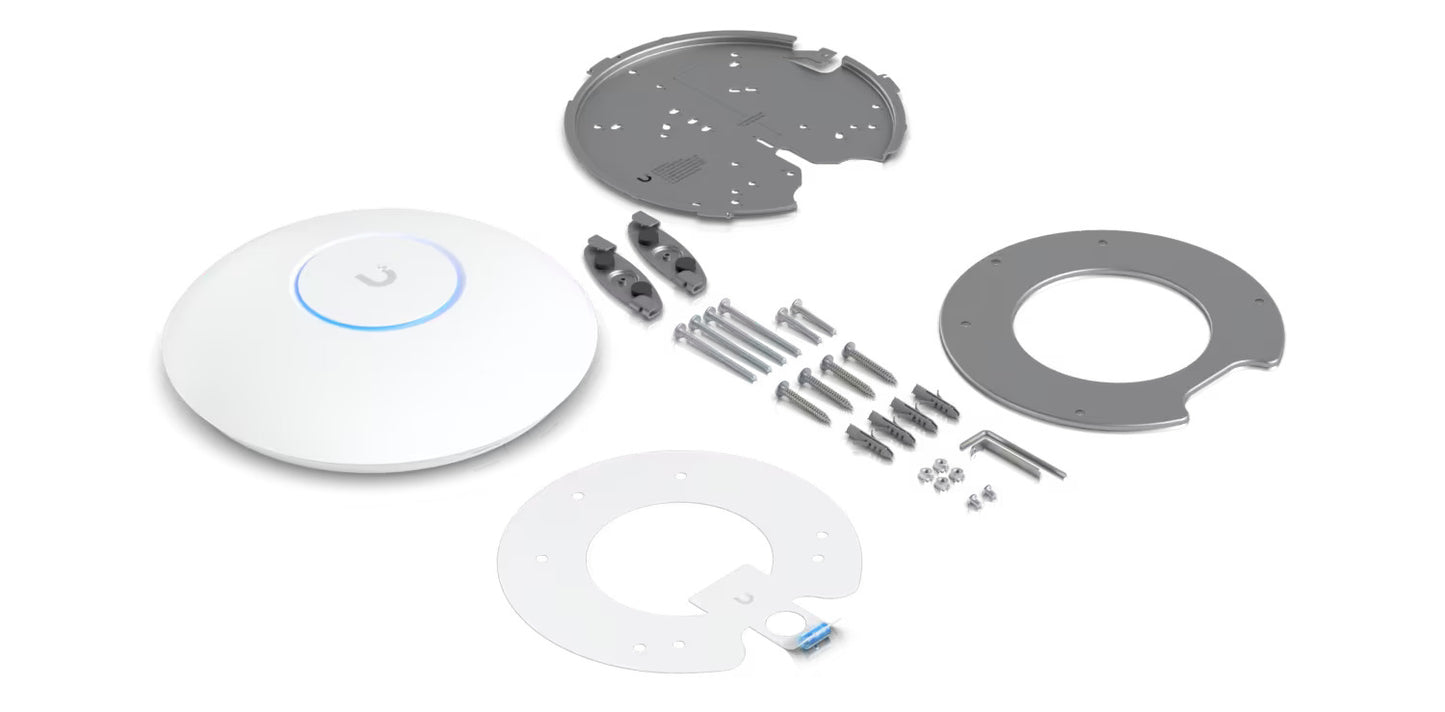 Ubiquiti UniFi U7 Pro Max Tri-Band Wi-Fi 7 Ceiling-Mount 8-Stream Access Point (U7-PRO-MAX)
