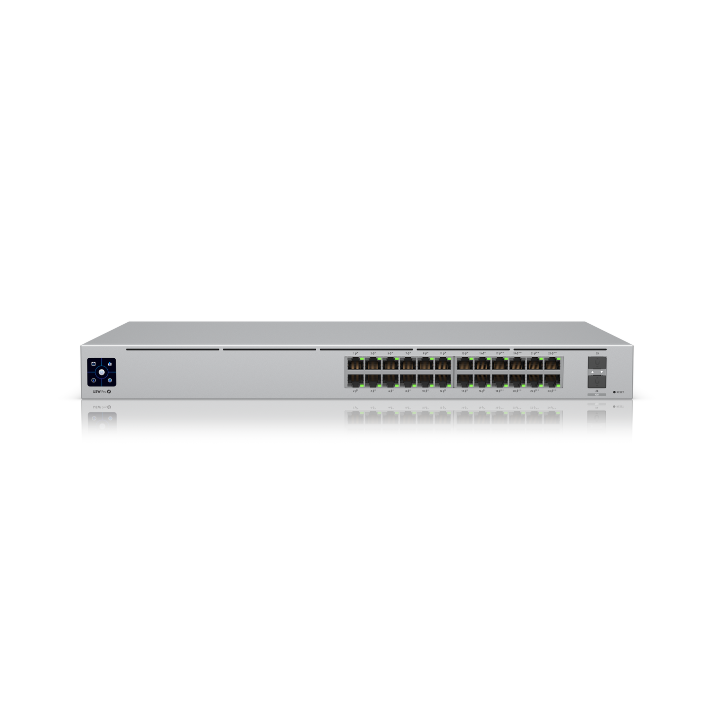 Ubiquiti USW-Pro-24-PoE Gen 2 Managed Layer 3 Switch | 24x RJ45 Gigabit Ports, 2x 10G SFP+, 450W Internal Power Supply