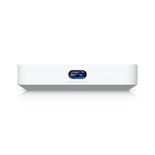 UniFi Cloud Gateway Max (UCG-Max) – 2.5 GbE Desktop Router & Local Storage Hub