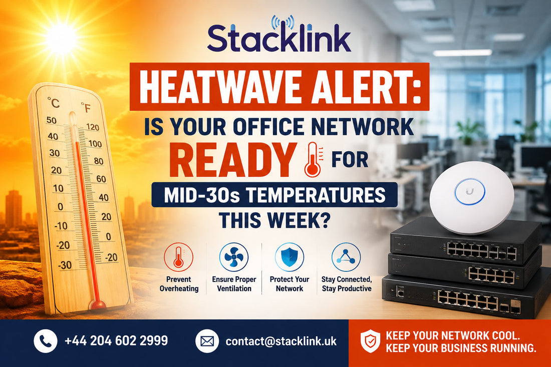 Heatwave Alert: Is Your Office Network Ready for Mid-30s Temperatures This Week?