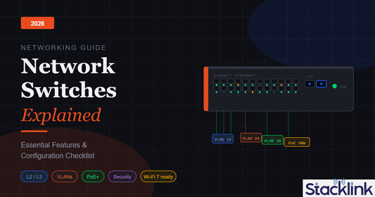 Network Switches Explained: Essential Features and Configuration Checklist 2026