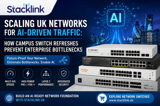 Scaling UK Networks for AI-Driven Traffic: How Campus Switch Refreshes Prevent Enterprise Bottlenecks