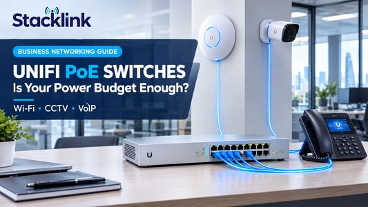 Ubiquiti UniFi PoE Switches for UK SMEs: Is Your Power Budget Enough for Wi-Fi, CCTV and VoIP?