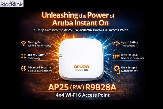 Unleashing the Power of Aruba Instant On: A Deep Dive into the AP25 (RW) R9B28A 4x4 Wi-Fi 6 Access Point