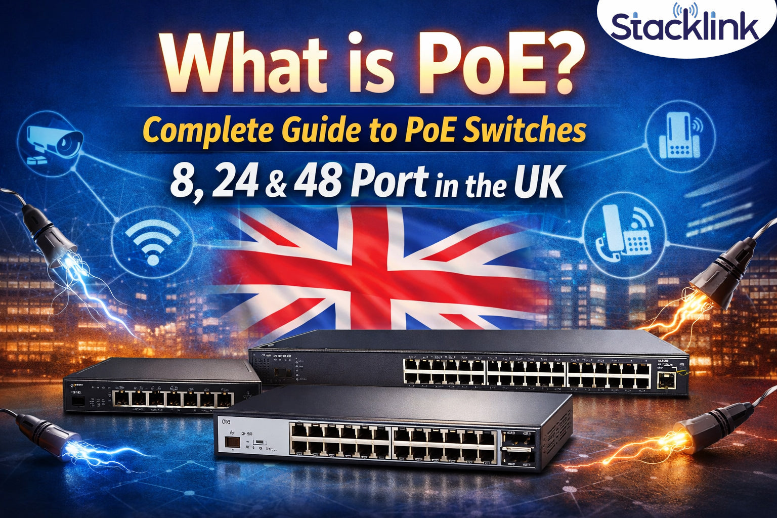 What is PoE? Complete Guide to PoE Switches (8, 24 & 48 Port) in the U ...
