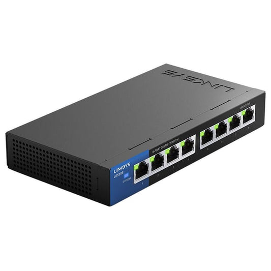 Commutateur Gigabit Ethernet non géré à 8 ports Linksys LGS108-ME-RTL