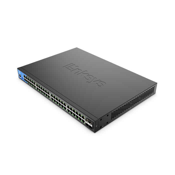Linksys LGS352MPC 48-port Managed Poe Ge Switch 4, 10g Sfp 740w TAA