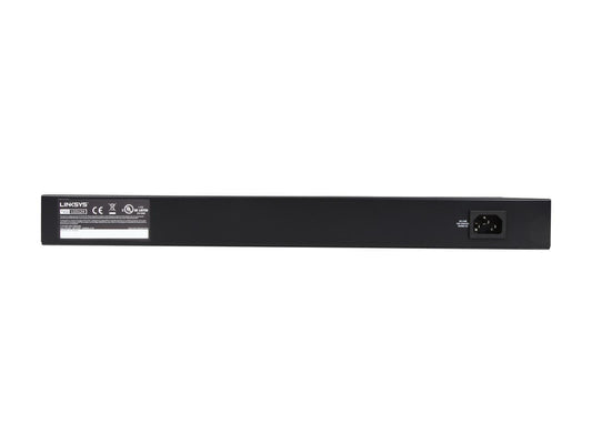 Commutateur réseau Gigabit Ethernet non géré à montage en rack 24 ports Linksys Business LGS124