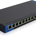 Linksys LGS116P : commutateur réseau non géré Gigabit PoE+ pour ordinateur de bureau professionnel à 16 ports, Ethernet Plus, vitesse de connexion filaire jusqu'à 1 000 Mbit/s