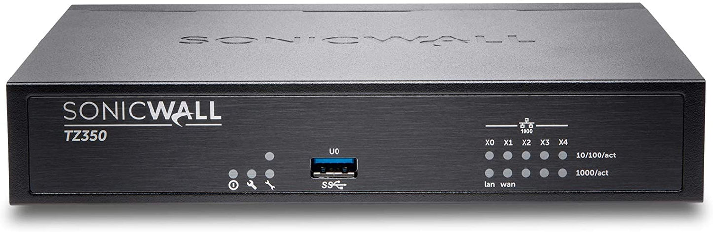 Appareil de sécurité Sonicwall TZ350 Advanced Edition avec 1 an de garantie totale 02 SSC 1843