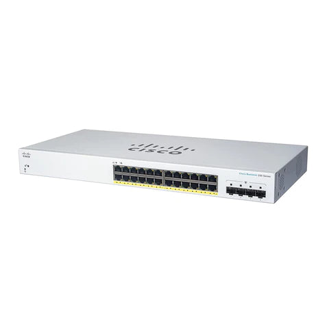 Commutateur intelligent Cisco Business CBS250 24P 4G 24 ports GE PoE 4x1G SFP Protection à vie limitée CBS250 24P 4G