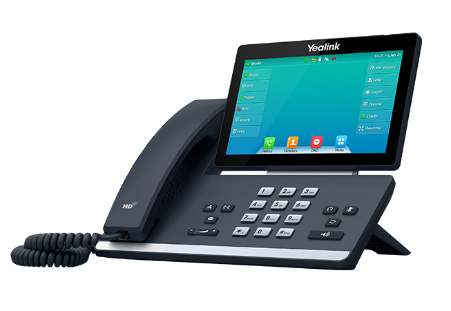 Yealink SIP-T57W Executive Smart Business Phone | High-Resolution Touch Display | USB 2.0 Port | PoE Support