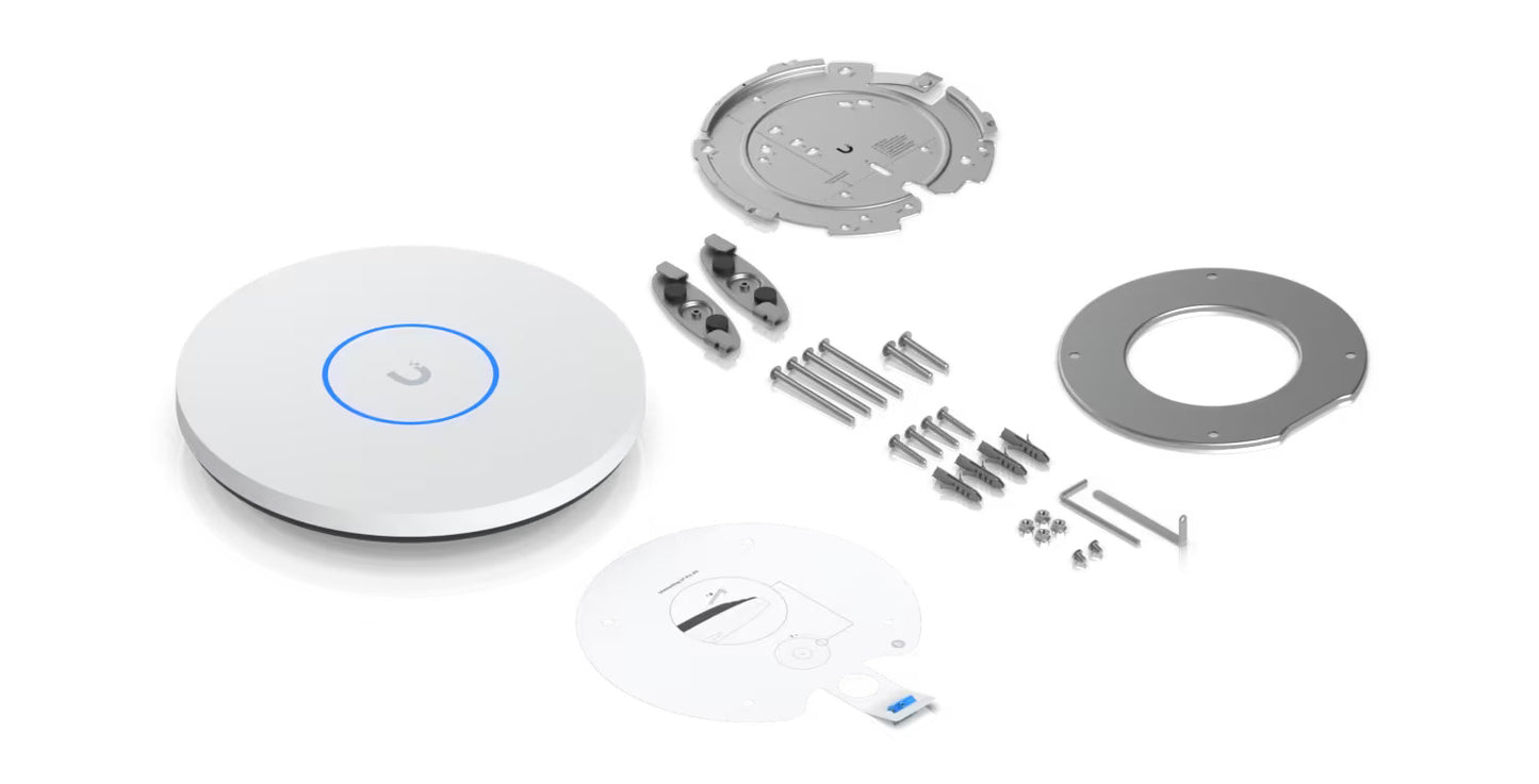 Ubiquiti UniFi U7 Pro XG Tri-Band Wi-Fi 7 Ceiling-Mounted 6-Stream Access Point (U7-PRO-XG)