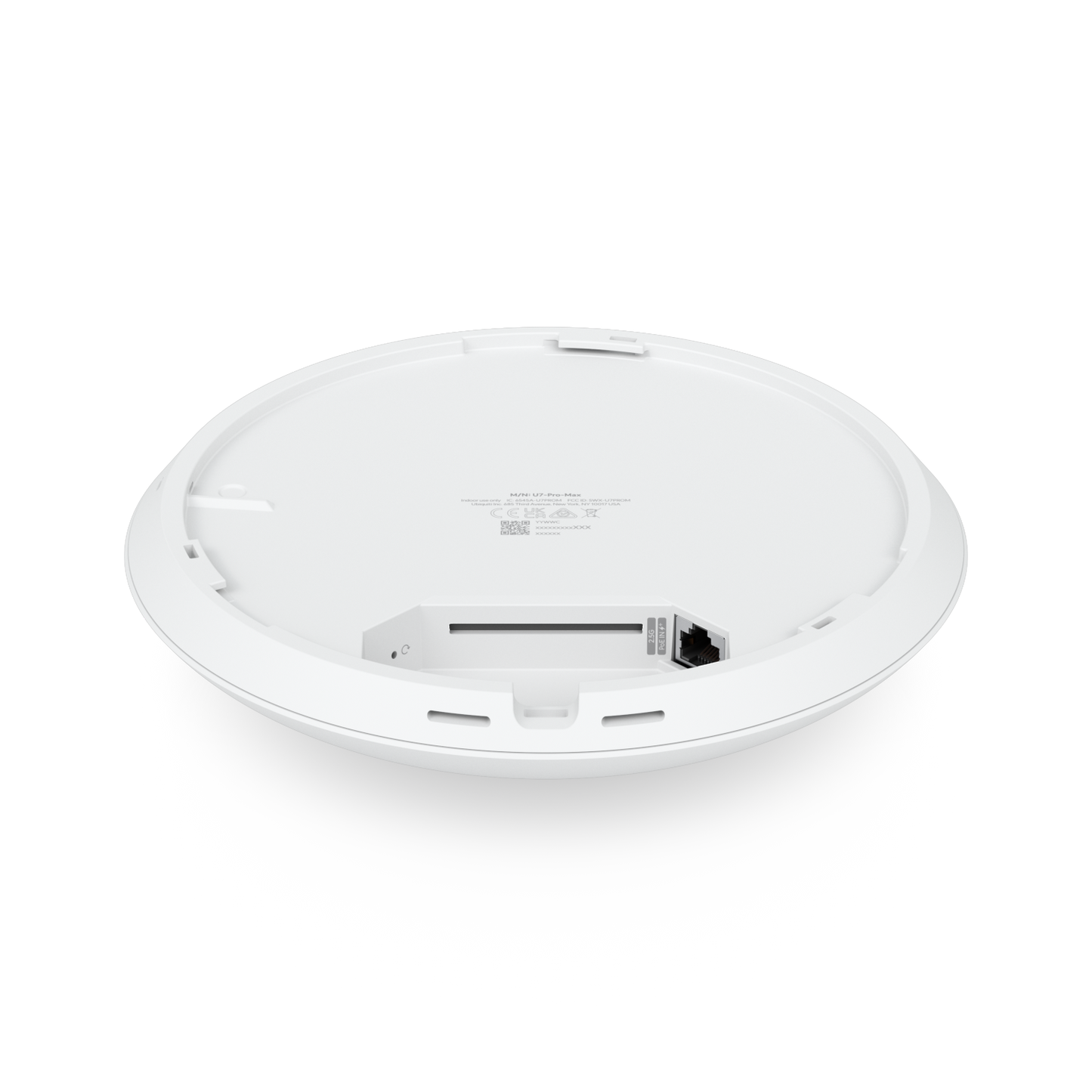 Ubiquiti UniFi U7 Pro Max Tri-Band Wi-Fi 7 Ceiling-Mount 8-Stream Access Point (U7-PRO-MAX)