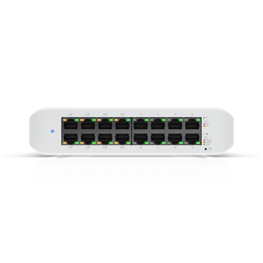 Ubiquiti UniFi Switch Lite 16 PoE (USW-Lite-16-PoE) | 16-Port Gigabit Managed Switch