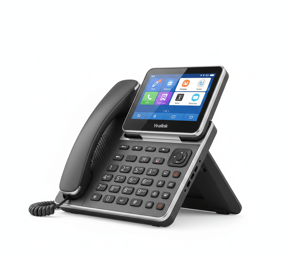 Yealink SIP-T57W Executive Smart Business Phone | High-Resolution Touch Display | USB 2.0 Port | PoE Support