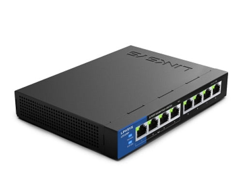Commutateur Gigabit PoE+ de bureau professionnel à 8 ports Linksys LGS108P LGS108P-UK