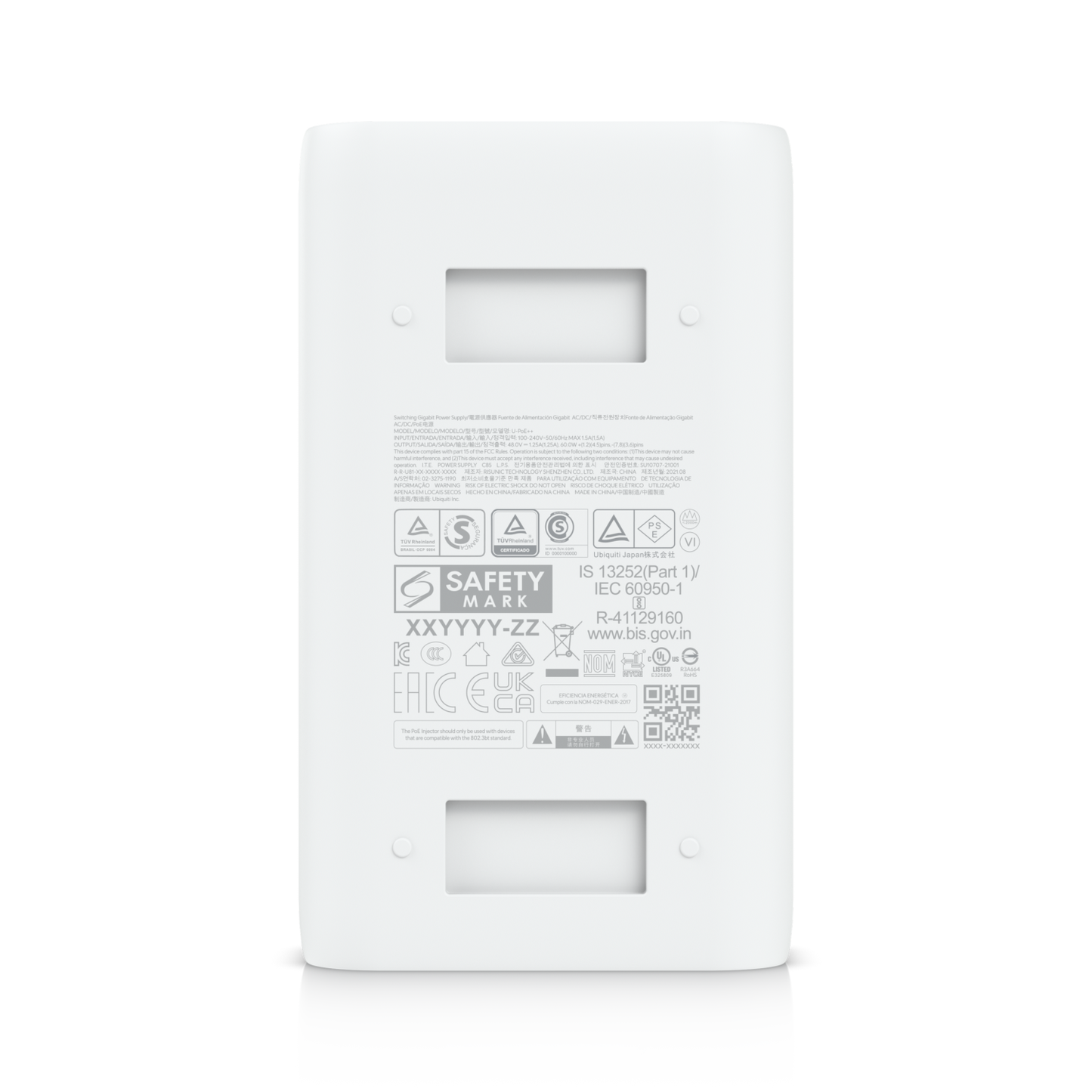UniFi PoE++ Adapter (U-PoE++) – 60W Gigabit Power Over Ethernet Injector