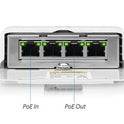 Commutateur de transfert PoE extérieur à 4 ports NanoSwitch d'Ubiquiti Networks (N-SW) 